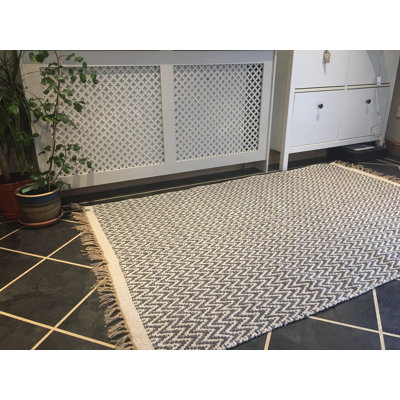 Eesa Chevron Hand Woven Area Rug