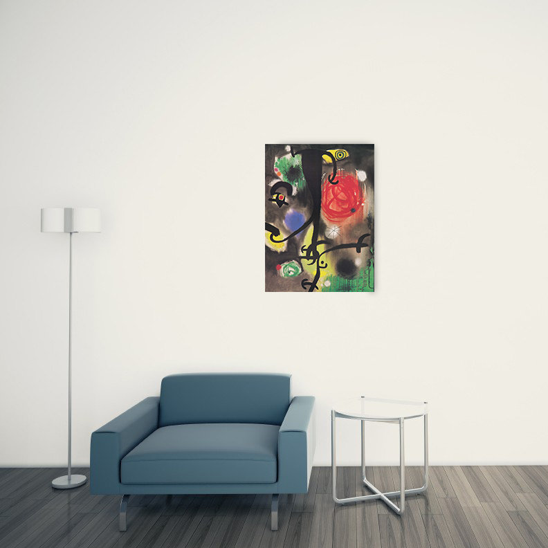 Joan Miro - No Frame Print on Wood