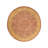 Hayner One-of-a-Kind Hand-Knotted New Age 8'1" Round Wool Area Rug in Orange/Rust
