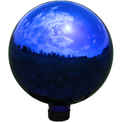 Globe terrestre extérieur en acier inoxydable à miroir 10 po Obrien