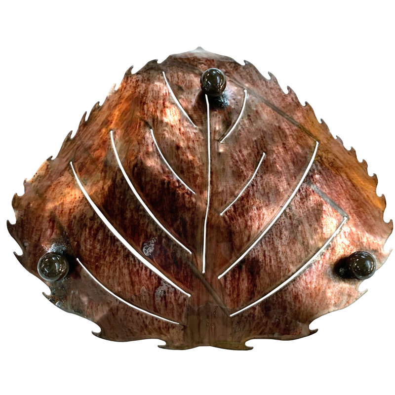 Seasonal Handmade Traditional Landscape & Nature Wall Decor on Metal, distressed copper