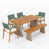 Brown Wicker/Teak selected