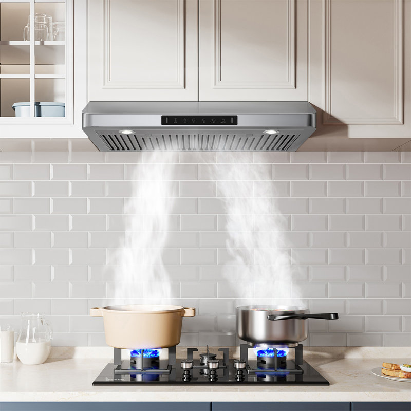 36'' 900 CFM Ducted Under Cabinet Range Hood With Intelligent Gesture Sensing Control, Stainless Steel