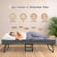 Lit pliant avec matelas - 75 po x 38 po