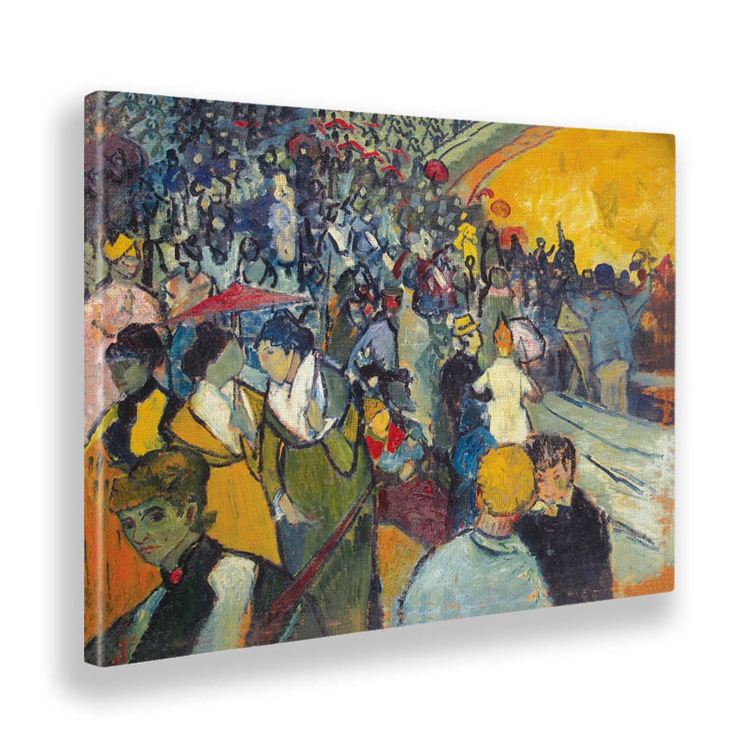 Leinwand Zuschauer in der Arena von Vincent Van Gogh