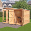 Shire Barclay Corner Summerhouse With Side Shed 8 Ft X 12 Ft