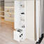 Armoire à miroir multifonctionnelle à DEL avec luminosité réglable, très grand miroir et rangement grande capacité pour les cosmétiques et les bijoux-571181300