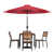 Parasol rouge est en rupture de stock