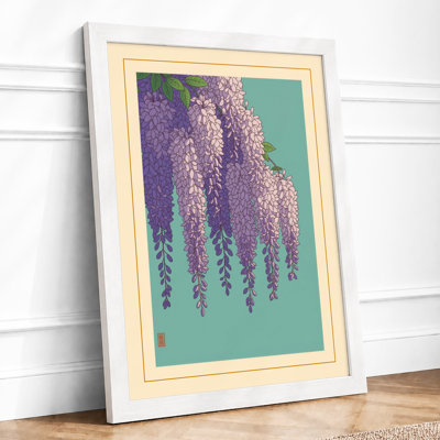 Cascading Wisteria Botanical - Framed Print