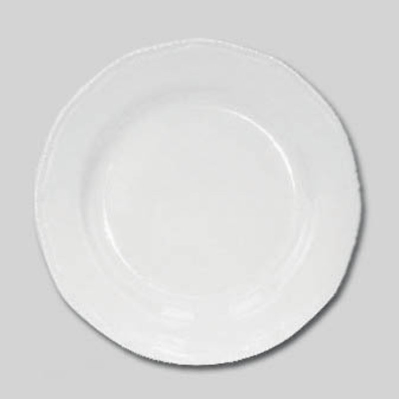 Quinn Small Embossed White Plate