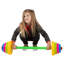 Ensemble de poids Hey Play Kids - haltères et 8 assiettes