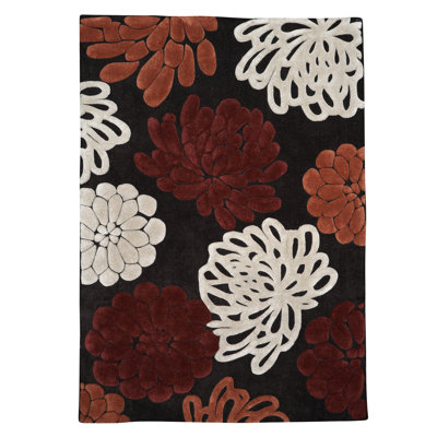 Marisela Handmade Rug Chocolate And Garnet