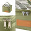 Ensemble de sac et contenant de bouteilles d'assaisonnement pour camping-132051456
