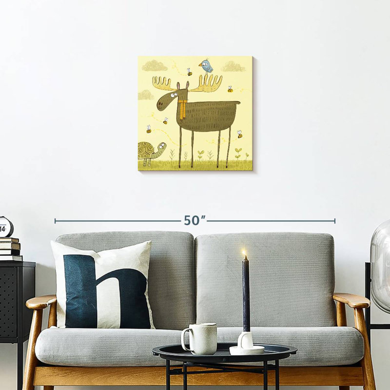 Ashelle Friendly Moose, 20" H x 20" W