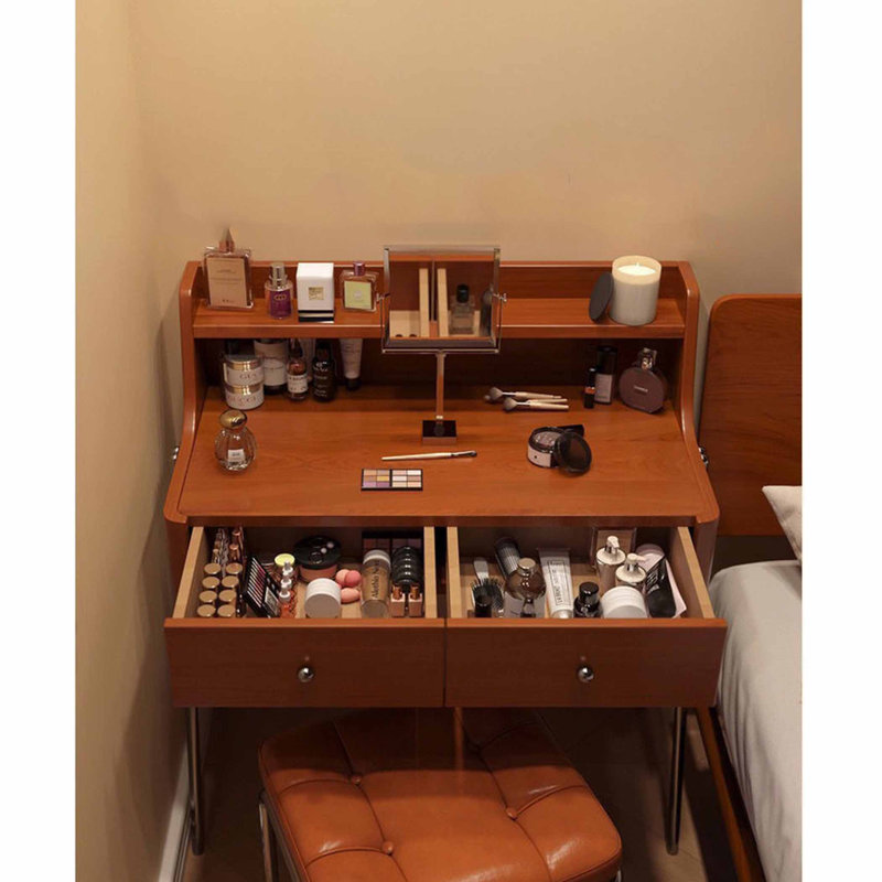 Japanese style small storage dressing table