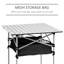 Fricke Square Metal Folding Outdoor Camping Table , 70cm cm W 70cm cm D