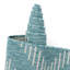 Tapis rayé en polypropylène tissé à la machine intérieur / extérieur gris / bleu-400190680