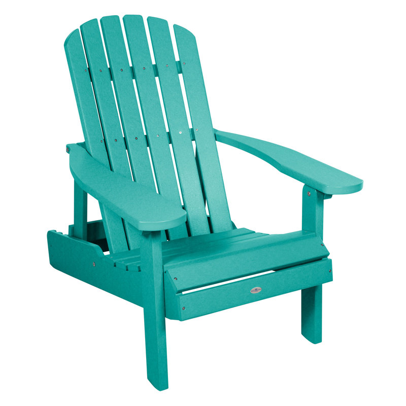 Chaise Adirondack pliante et inclinable Middiler, Bleu