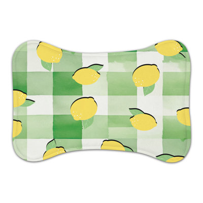 Zesty Lemonade - 1 Piece Bone Shape Feeding Mat
