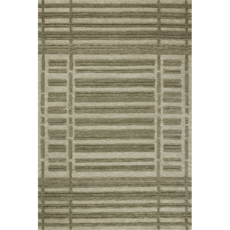Tapis sauge / olive Chris Loves Julia x Loloi Bradley, Rectangle 9 pi 3 po x 13 pi