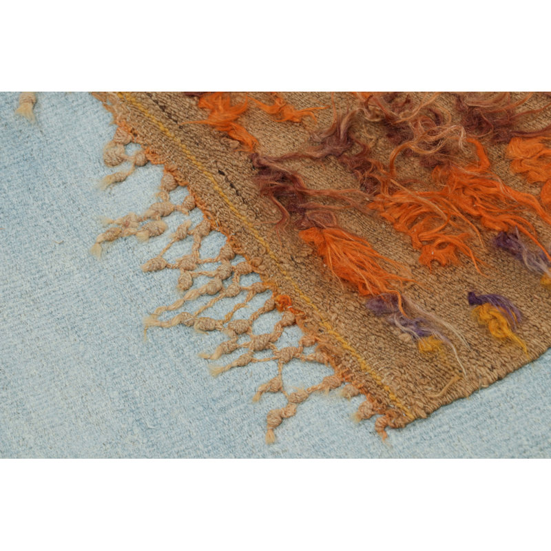 One-of-a-Kind 5'7" X 13'9" Hand Knotted Area Rug
