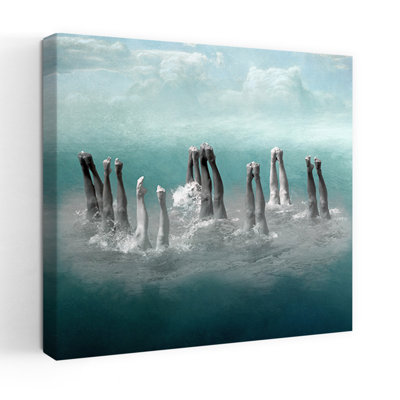 «Dreamy», impression d'art mural «Dreamy Ethereal Peaceful Ocean Landscape»