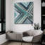  «Freshwater Tide 2» par Chariklia Zarris, art mural en verre acrylique, 36 po x 36 po-495045619