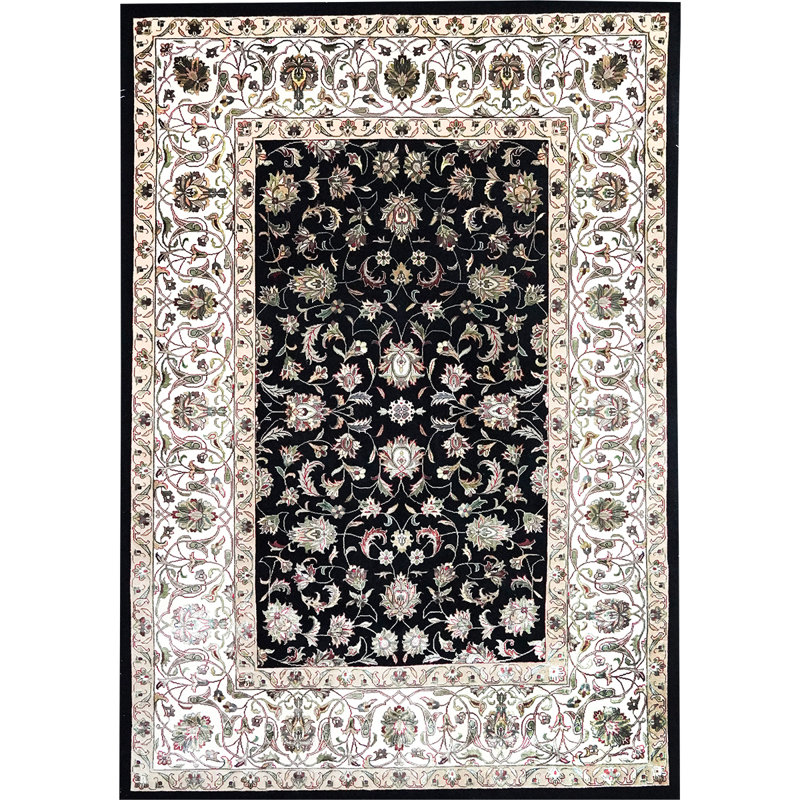 Intricately Oriental Area Rug, Rectangle 5' x 7'
