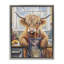 Cadre flottant Kitchen Time Chef Cow, design par Nina Blue-1716605293-1716605289
