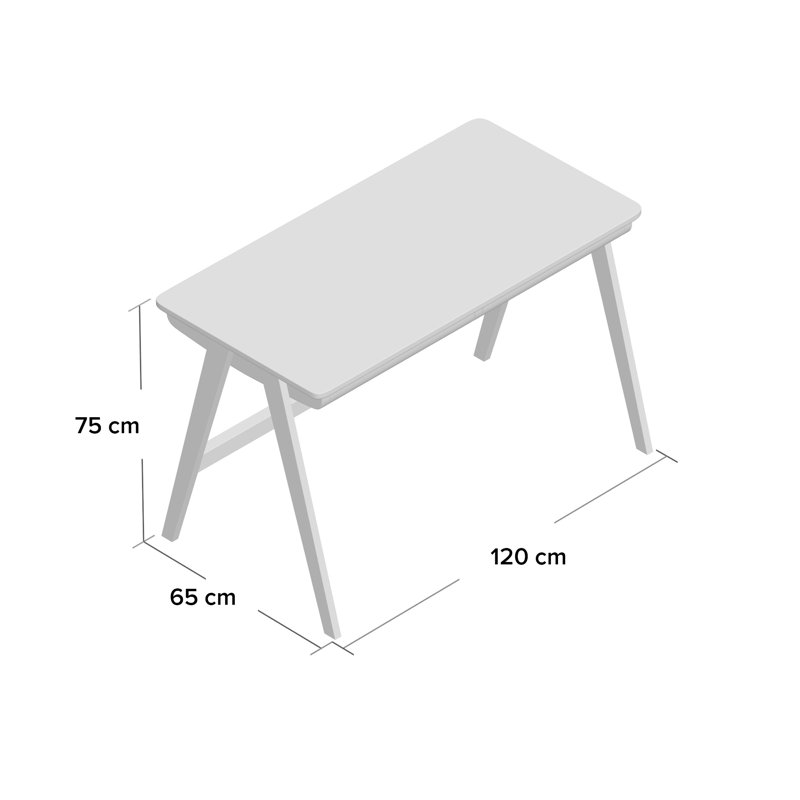 Solarte Solid Wood Writing Desk