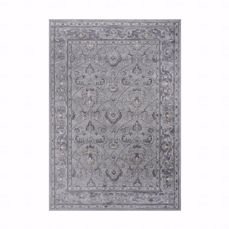 Tapis de style oriental 6 pi x 9 pi, Rectangle 6 pi 7 po x 7 pi 9 po