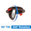 DGF 4-Inch White Selectable Canless Floating Gimbal LED Recessed Downlight-79155619