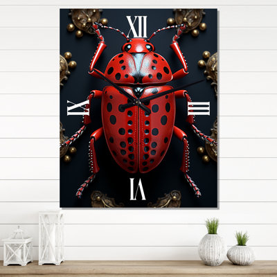 Insects Bugs Microcosmic Harmony I - Animals Very Large Wall Clocks