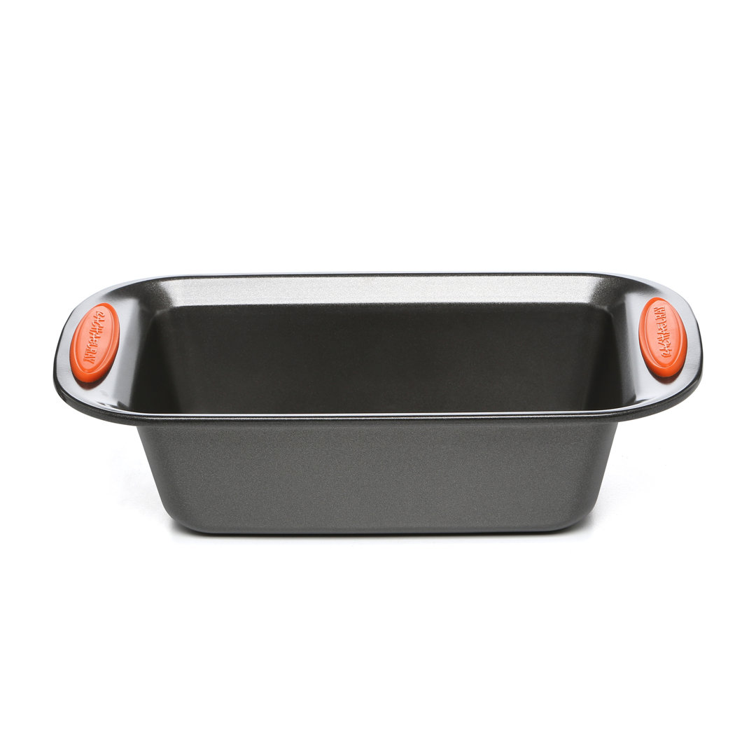 Rachael Ray Yum-o! Nonstick Bakeware Oven Lovin' Loaf Pan / Meatloaf Pan / Bread Pan, 9 Inch x 5 Inch Rachael Ray Color: Gray