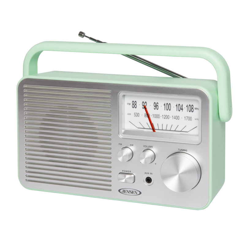 Portable AM/FM Radio - Green, Green