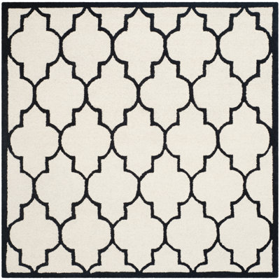 Cannen Hand Tufted Wool Geometric Rug