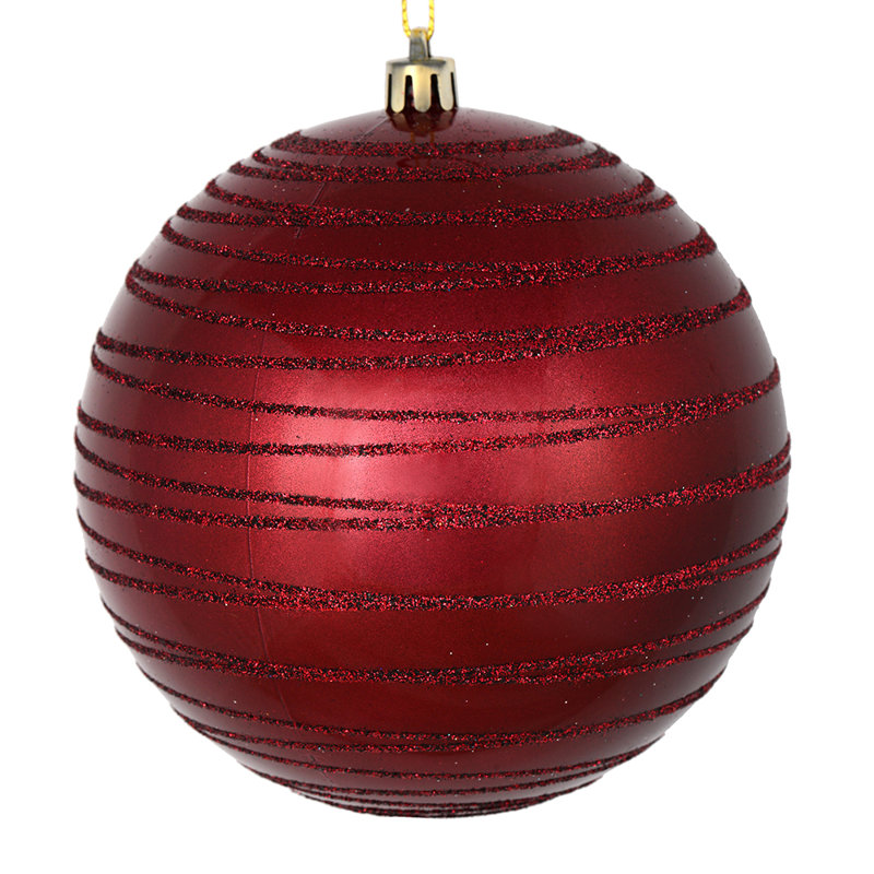 Ornement boule de bonbon, Vin