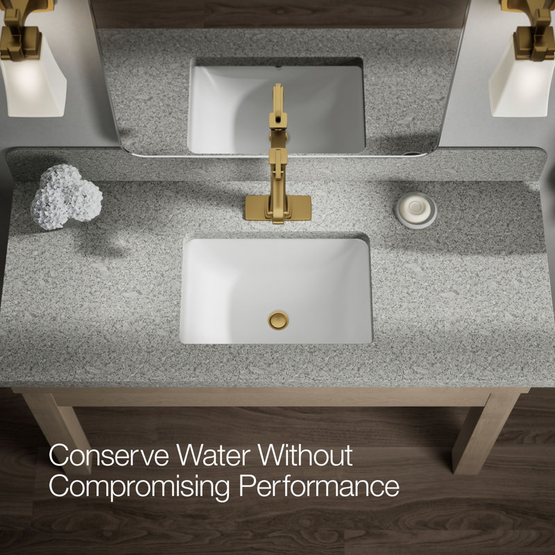Riff Tall Single-Handle Bathroom Sink Faucet 1.2 GPM, Vibrant Brushed Moderne Brass, 1.2 GPM
