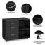 3 -Drawer 2- Shelf Mobile Filing Cabinet-992553067