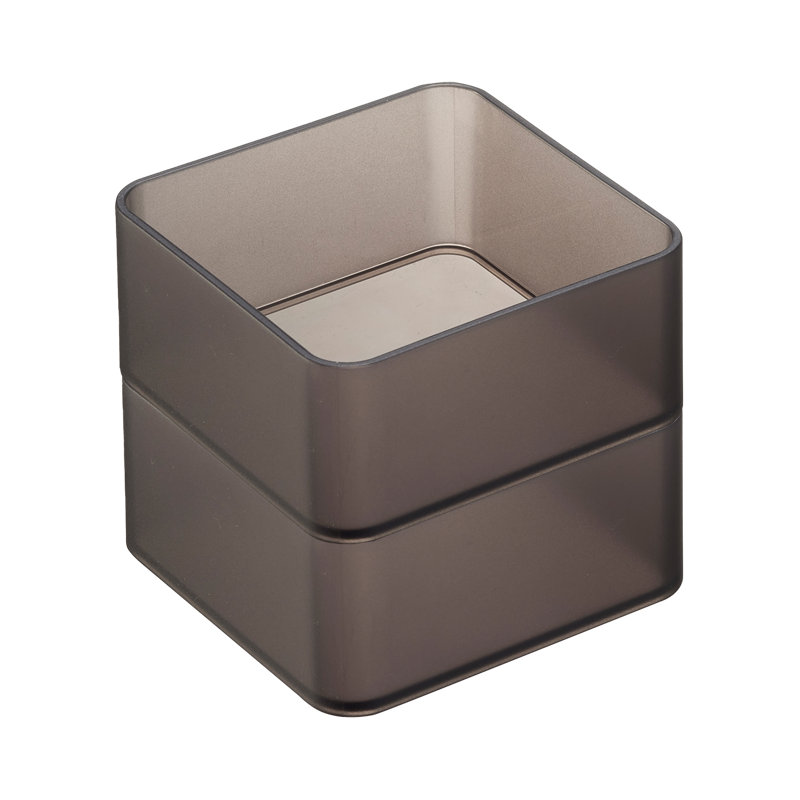 Yamazaki Home Stackable Organizers [Set Of 2] - Four Sizes, Small, Black