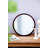 19.7" Circle Wall Mirror With Wooden Frame-1614302796