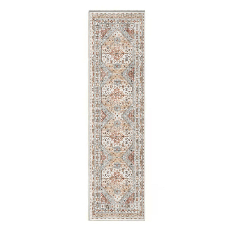 Crafters & Weavers Serapi Collection Area Rug Ultra Soft Washable Rug, Non Slip, Indoor, Stain Resistant Rugs for Living Room Bedroom Vintage Home Decor (2'7 x 9')