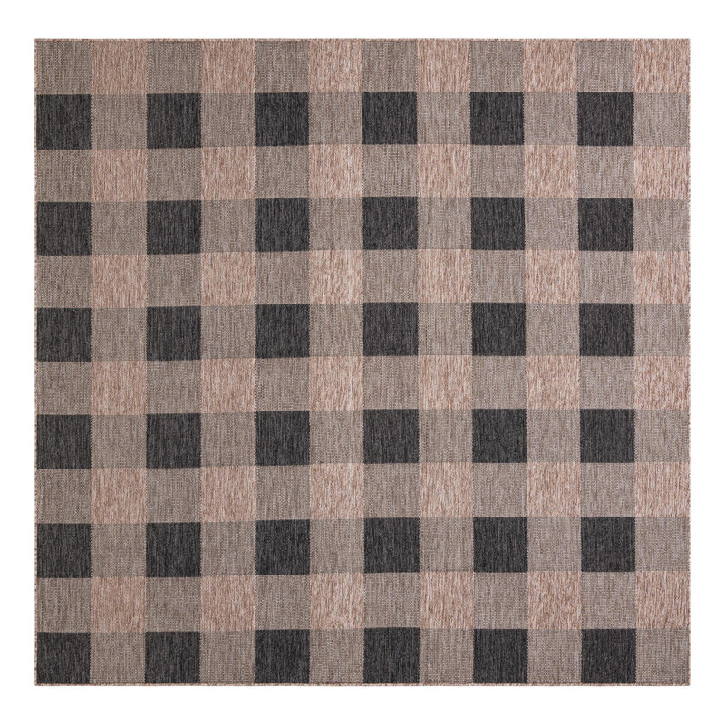 Tapis intérieur / extérieur Talih, Carré 10 pi