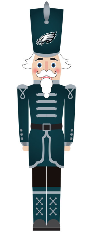 Philadelphia Eagles 46" Nutcracker Leaner