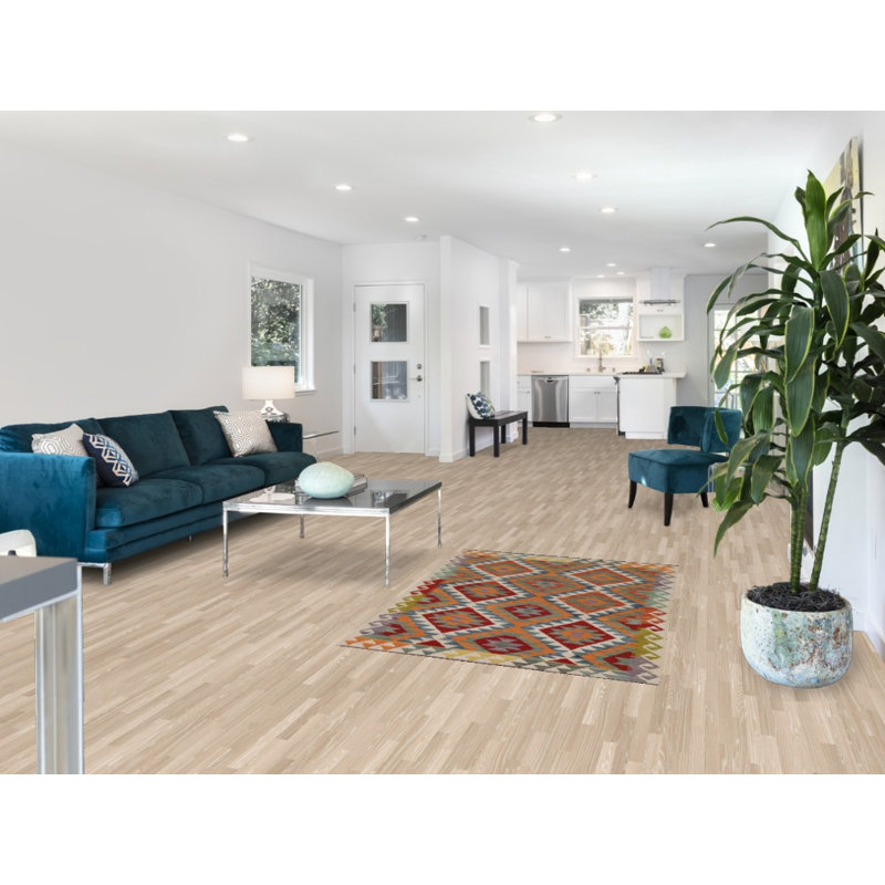 Tapis décoratif en laine South Western Kilim 3 x 5