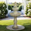 Fontaine italienne pour l'extérieur - Fontaine en cascade de H 42,5 po pour la maison