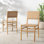 Chaise en cuir Jeremiah