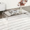 Table de bout moderne en acrylique mesail L 32 po x l 15 po x H 12 po Mesailup
