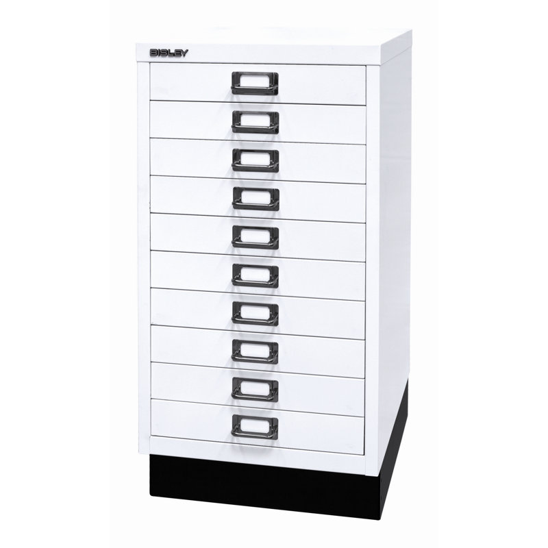 39er 34.9cm Wide 10 -Drawer File Cabinet, Traffic white