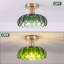 Glass Semi Flush Mount